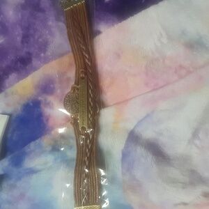 Brown leather bracelet